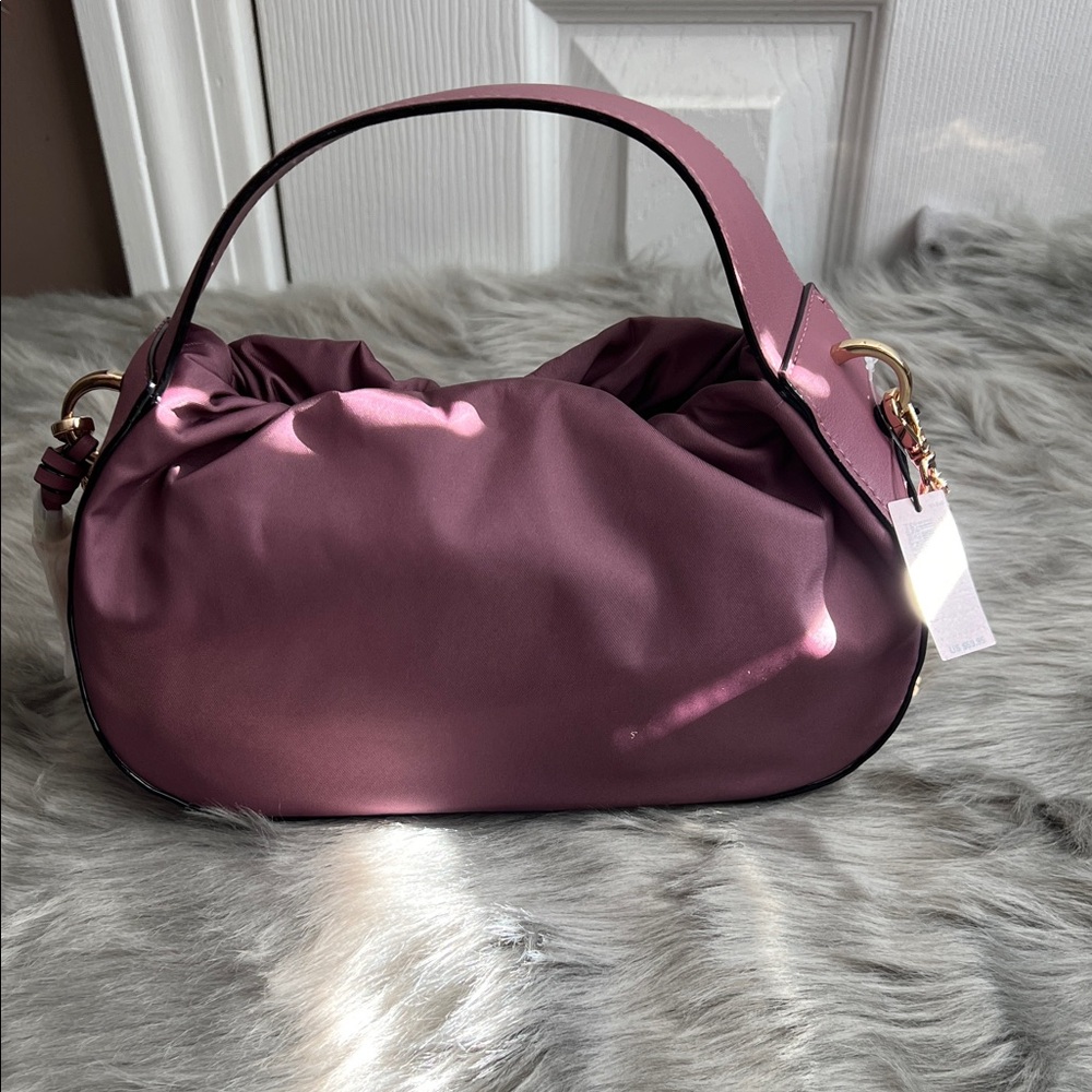 Victoria's Secret Mauve Shoulder Bag. Burgundy color.